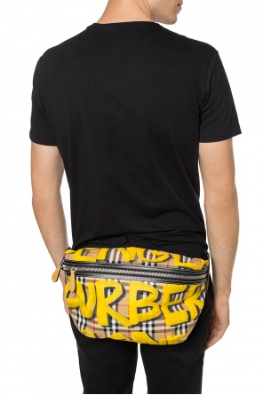 Waist bag with a plaid motif and logo, zdjęcie 2 Waist bag with a plaid motif and logo od Burberry
